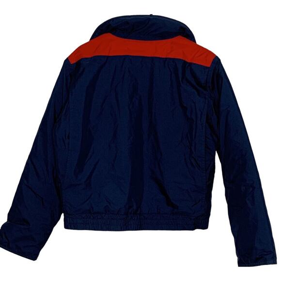 Fall Line Ski Jacket Mens Small Blue Red Waist Length Water Resistant Full Zip - Picture 6 of 12